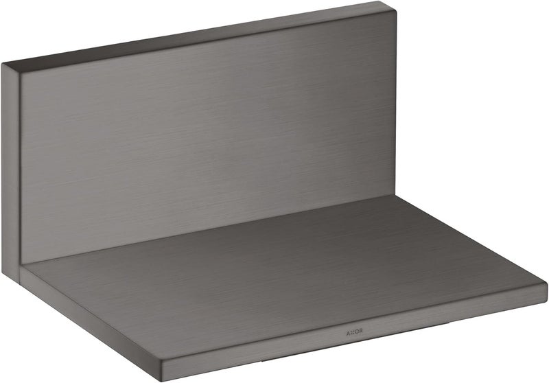 AXOR AXOR ShowerSolutions Modern Tub Spout Trim 10 x 5 in Brushed Black Chrome 10942341