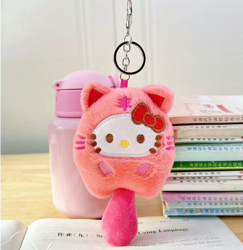 Hello Kitty Plush Doll Keychain Soft Toy for Bags, Backpacks & Keys.HKC01 - Image 1