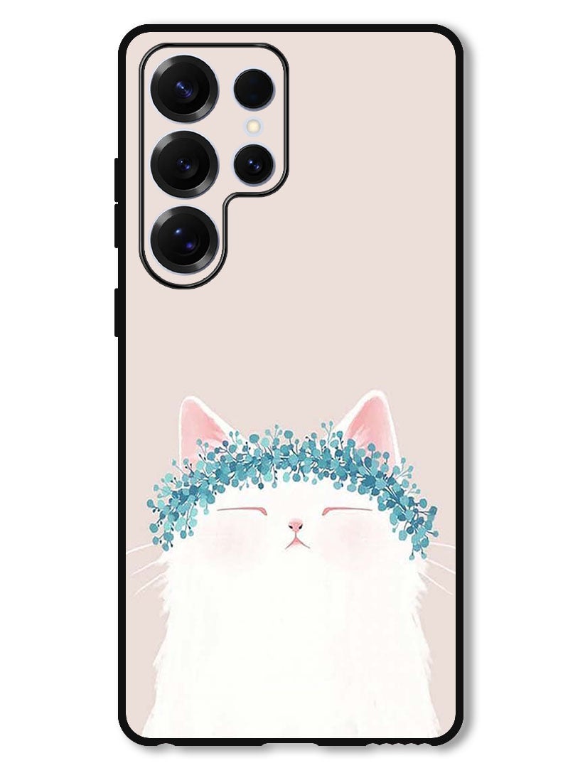 Theodor Protective Case Anti Scratch Shock Proof Bumper Cover For Samsung Galaxy S25 Ultra Cat Queen - Image 1