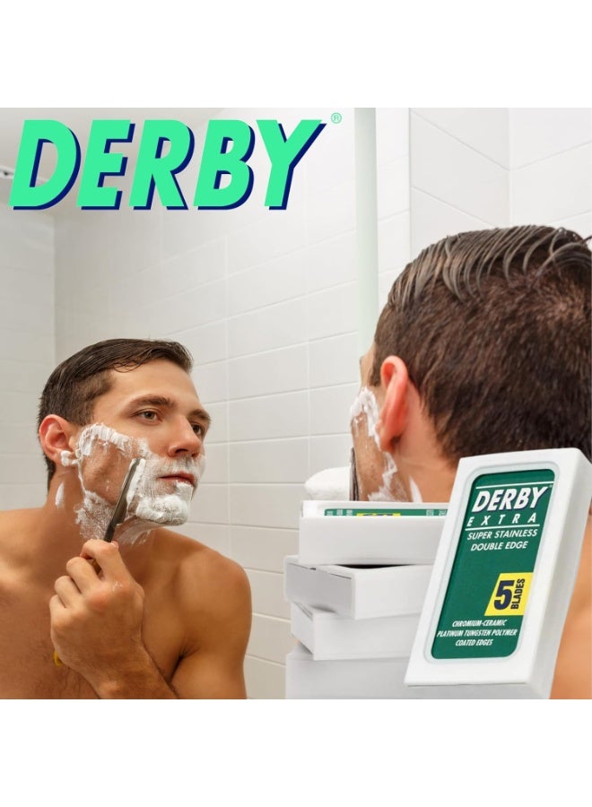 Derby Extra Double Edge Razor Blades, 100 Count - Image 3