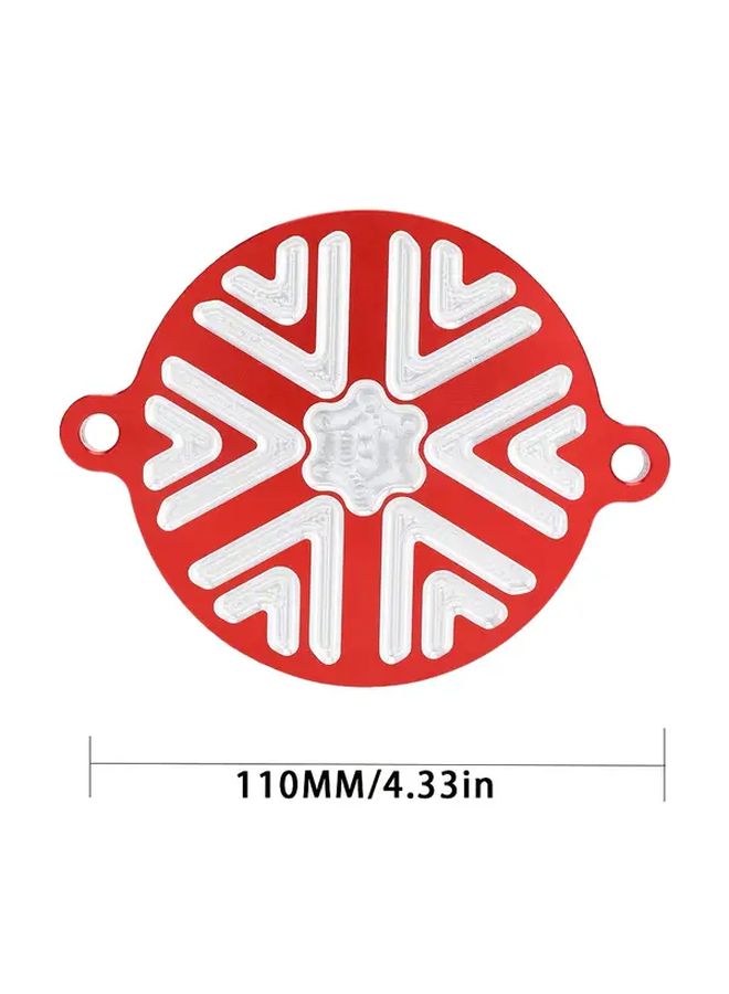 Red Cylinder Head Cover Side Cover for Honda CT125 Trail 125 Hunter Cub - Image 2