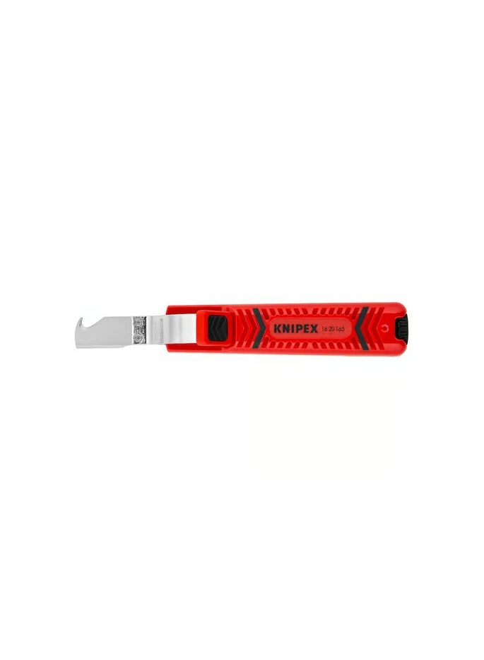 KNIPEX KNIPEX 16 20 165 SB CABLE KNIFE WITH HOOK BLADE 