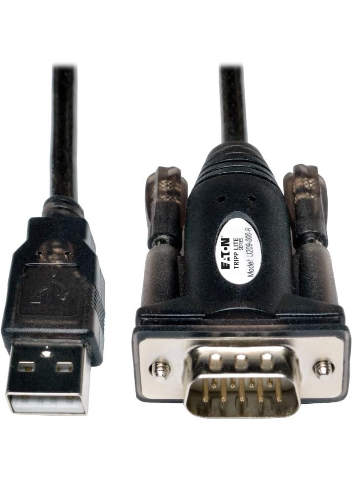 Tripp Lite Tripp Lite 5ft USB to Serial Adapter Cable (USB-A to DB9 M/M)(U209-000-R)  - Image 1