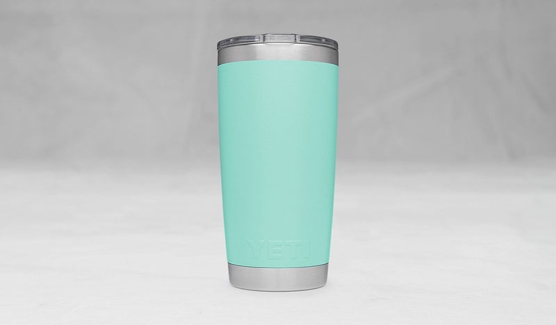 YETI Rambler 20 oz. Stainless Steel Vacuum Insulated Tumbler with Lid  Seafoam - Image 2