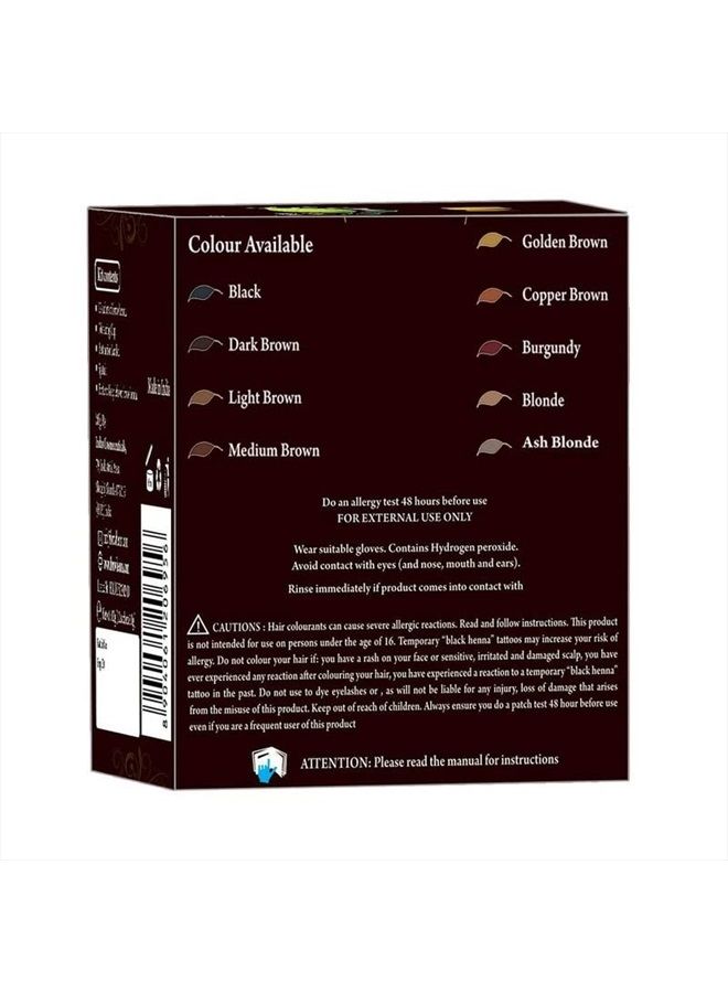 MinaiBrow Mina ibrow Hair Color Refill Pack Dark Brown|Natural Professional Spot coloring Hair Tinting Powder, Water and Smudge Proof | No Ammonia, No Lead with 100% Gray Converge|Vegan and Cruelty free - Image 2