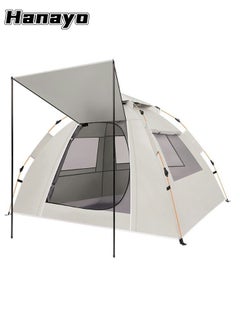 Hanayo Camping Tent Waterproof Camping Tent  Automatic Pop-Up Tent Portable Outdoor Tent for Family & Friends Easy Setup with Carry Bag Includes Camping Mat (2-3 Person)  - Image 1
