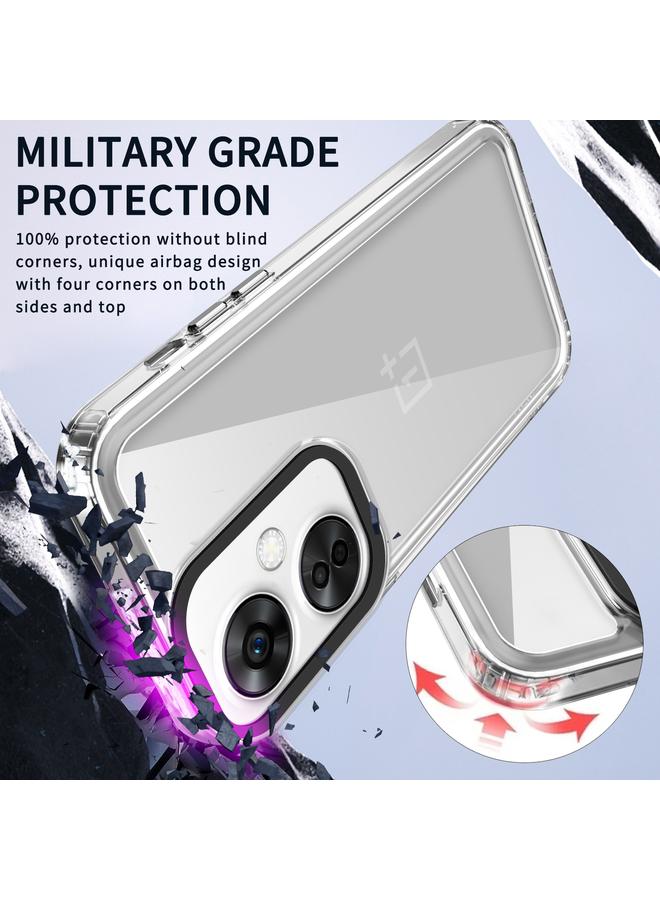 S-TOP Case For OnePlus Nord CE3/OPPO K11 Transparent Acrylic + TPU Shockproof Phone Case - Image 4