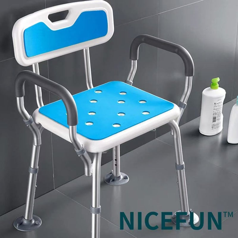 2PCS EVA Shower Chair Cushions Non Slip Bath Seat Pad with Drain Holes SCC EVA 3524 2PK - Image 4