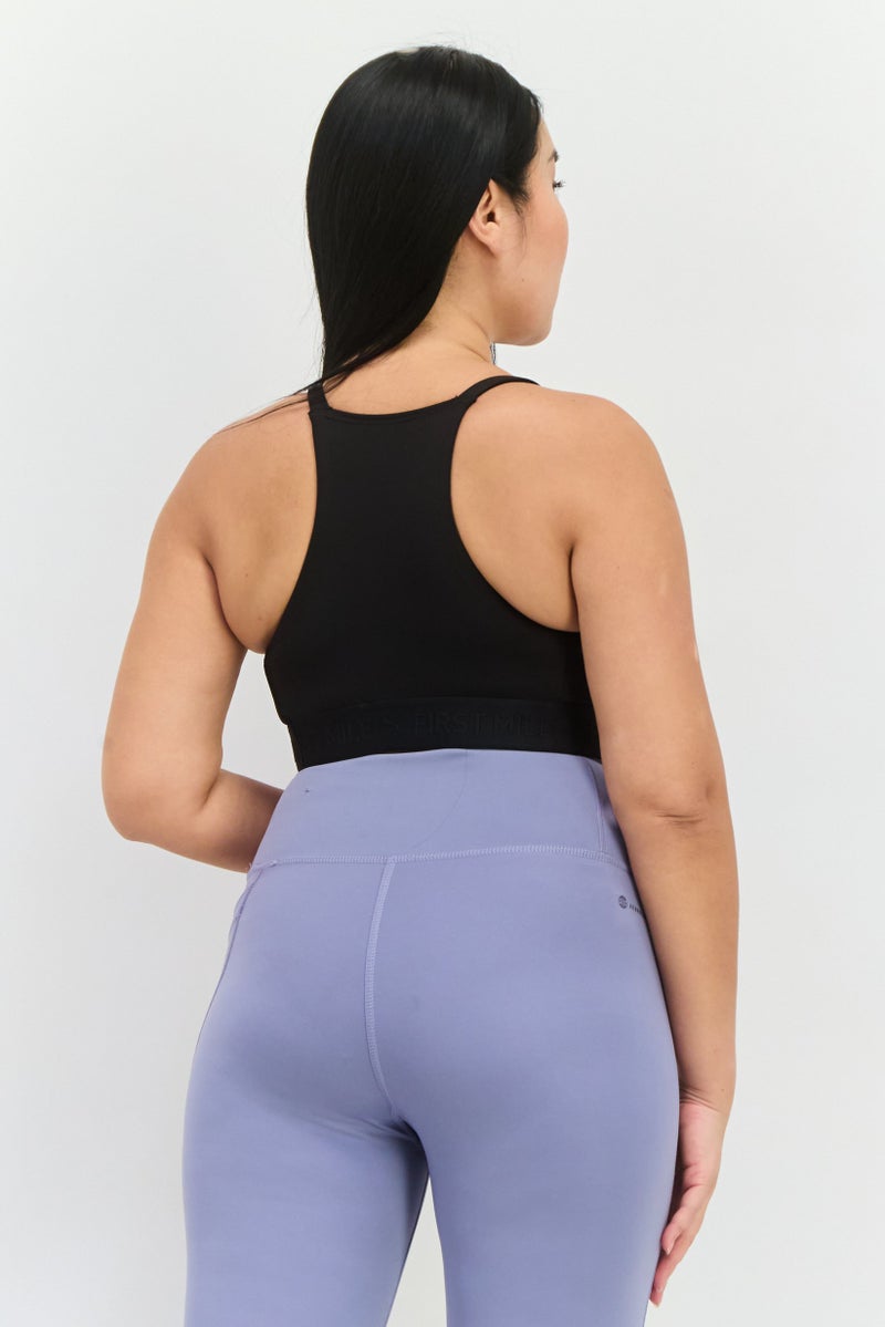 PUMA Puma x First Mile Women Padded High Impact Sport Bra, Black  - Image 4