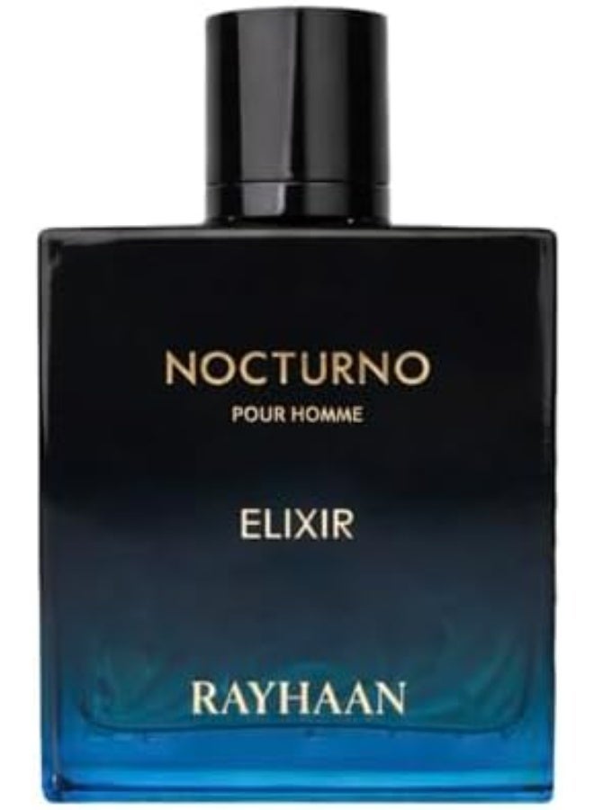 ريحان نوكتورنو إليكسير بور أوم أو دو بارفان للرجال - عطر وودي عنبر 100 مل