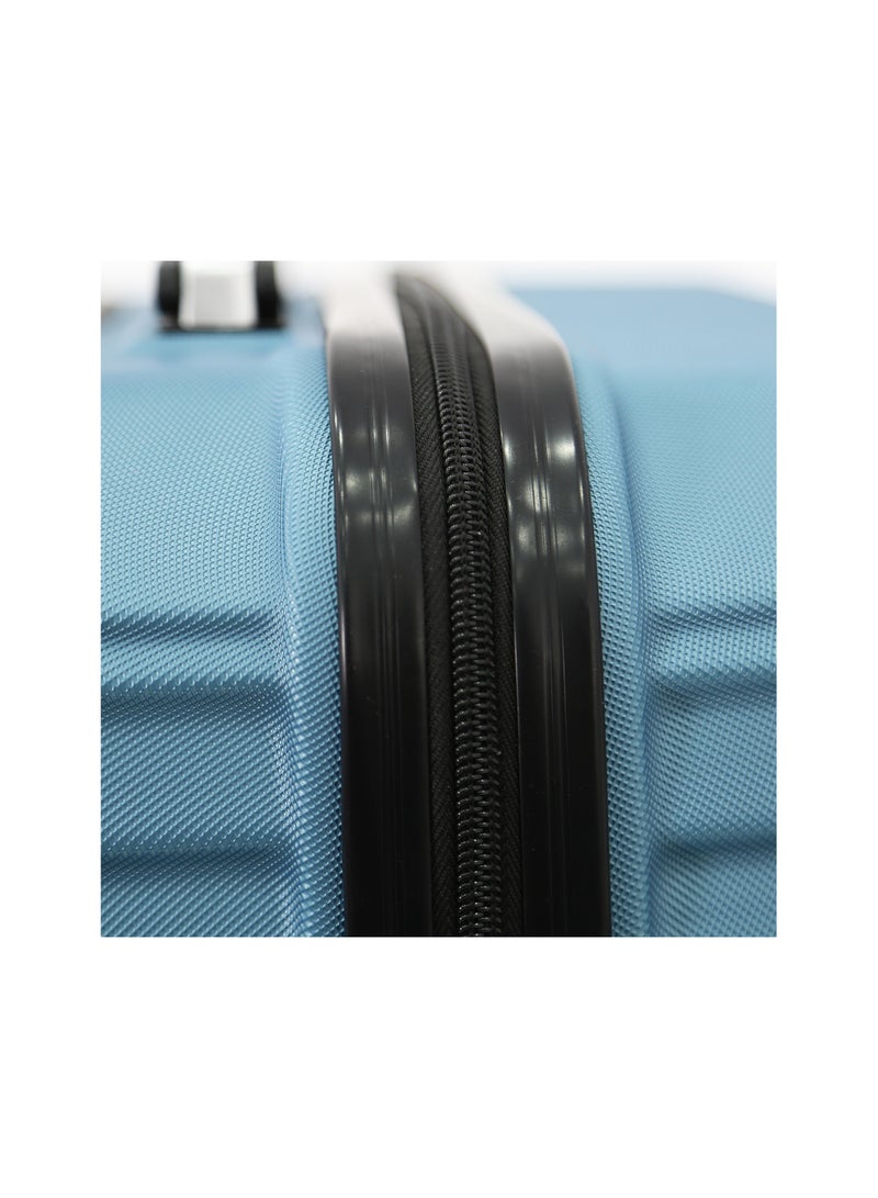 Giordano ABS Hardside Luggage Trolley Bag 3-Piece Set – Blue – 20"/24"/28"