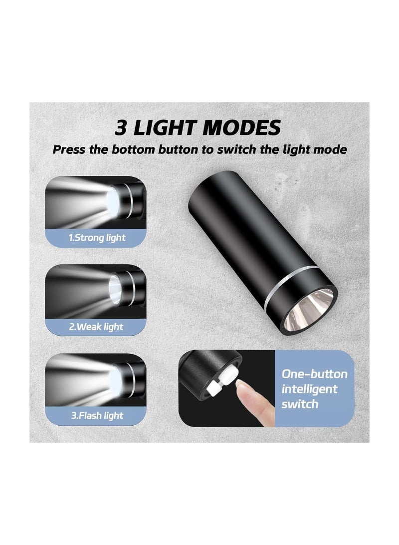 Versatile 5-in-1 LED Wrist u0026 Finger Flashlight, Rechargeable, Hands-Free Running Light with 3 Modes, IP67 Waterproof, USB-C Fast Charging, Perfect for Running, Fishing, Cycling, Emergencies - Image 2