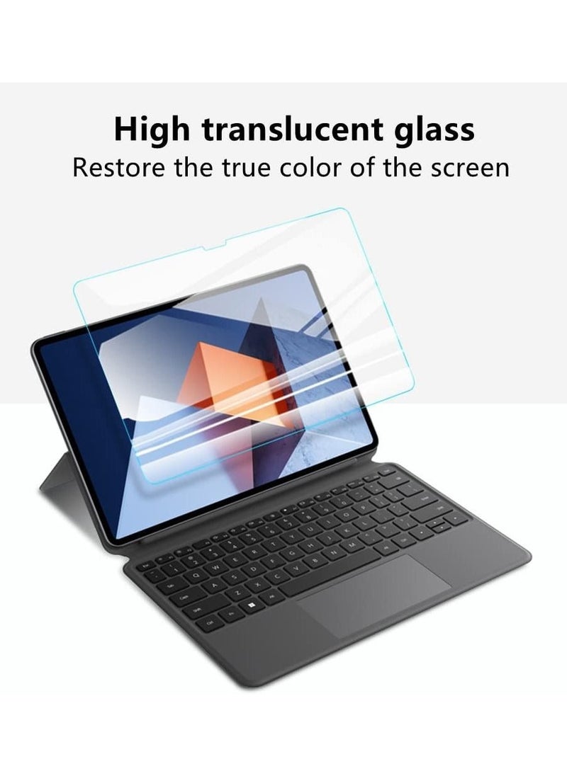 Generic 2 Pack Screen Protector Anti-shock Anti-Shatter Anti-Scratch Compatible with Matebook E DRC-W58 12.6 Inch 2022,Clear Tempered Glass 9H 2.5D Premium Screen Protector  - Image 3