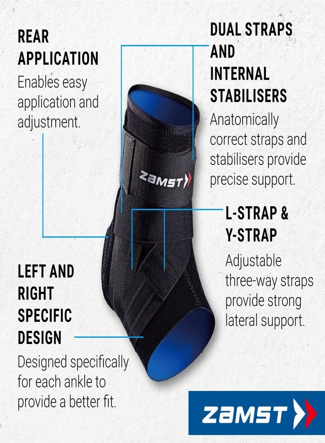 Zamst A1 Orthopedic Ankle Support Brace Cap for Men and Women | Arthritis Pain Relief Breathable with Adjustable Straps | Sports Injury Recovery Support | Right Ankle | Small | - Image 3