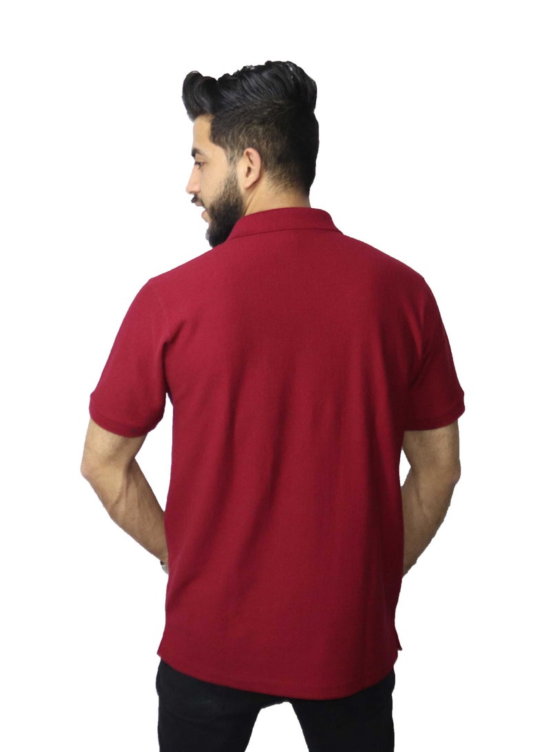 وان هاند تي شيرت بولو كاجوال قطن - نبيتى - Image 3