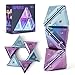Speks Geode Magnetic Fidget Toy Sensory Desk Toy for Adults Teens 14 Stress Relief Gift Pyramid Chrome Purple - Image 2