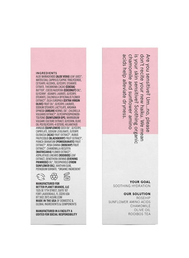 Acure Seriously Soothing Day Cream - Daily Hydrating Facial Cream - Moisturizer for Dry to Sensitive Skin from Argan Oil & Sunflower Amino Acids with Organic Chamomile - Vegan, Unscented - 1.7 Fl Oz - Image 4