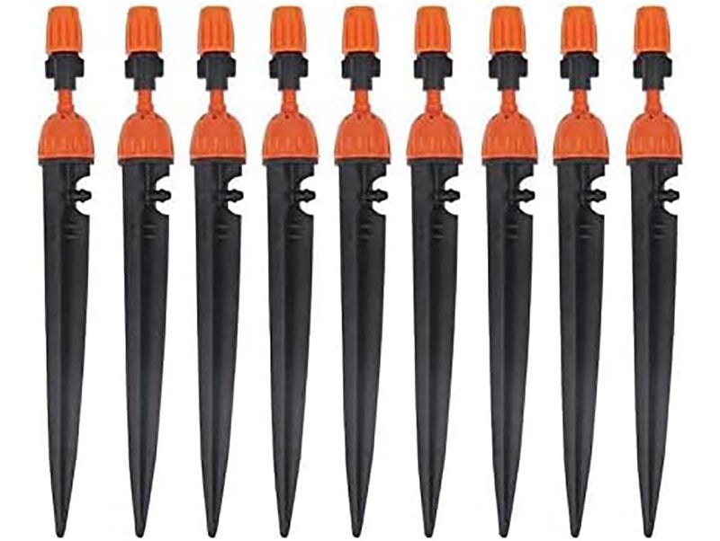 CTKcom Micro Spray Adjustable 360 Degree Water Flow Irrigation Drippers on Stake Emitter Drip System,Pack of 25 - Image 1