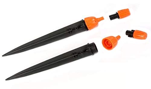 CTKcom Micro Spray Adjustable 360 Degree Water Flow Irrigation Drippers on Stake Emitter Drip System,Pack of 25 - Image 4