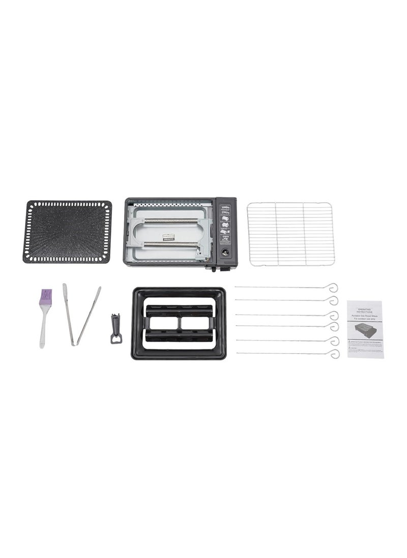 YanChuan - Gas Grill Butane Grill Stove Portable Camping Grill Gas Stove Portable Butane Gas Stove With Grilling Net, Baking Sheet, Carry Case For Camping Traveling Outdoor And Cooking Camping Stove - Image 1