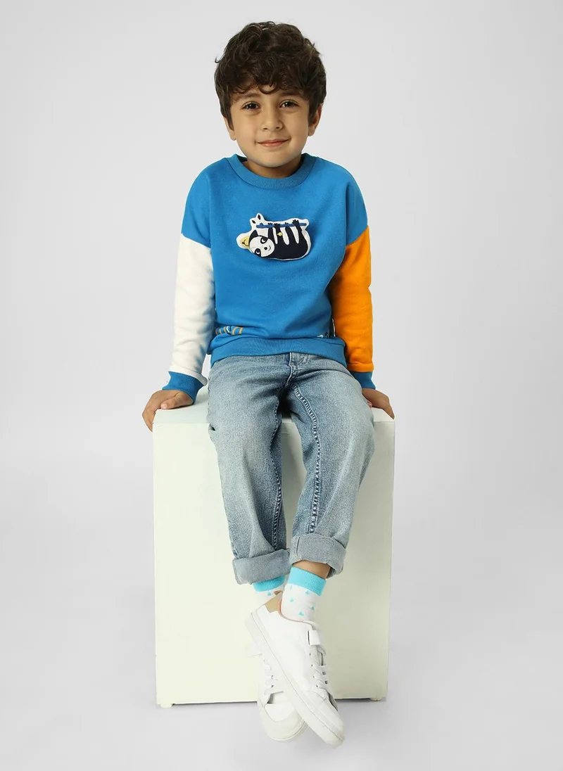 Nautinati  Boys Interactive & Playful Animal-Themed Applique Sweatshirt  | Best Price UAE