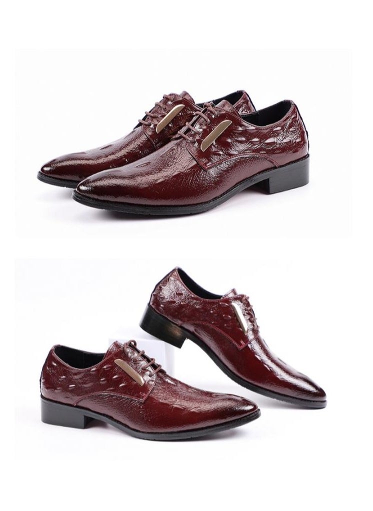 KUYING - New Men's Business Leather Shoes - Image 1