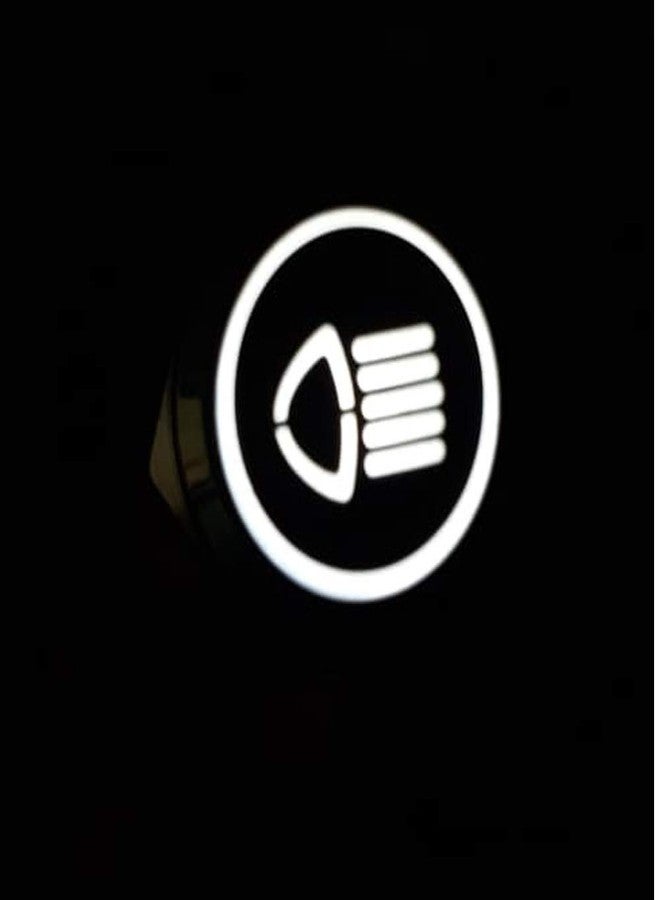 YAMING 16 mm Latching Type Self Locking Push Button Metal Switch (Light Symbol) - Image 1