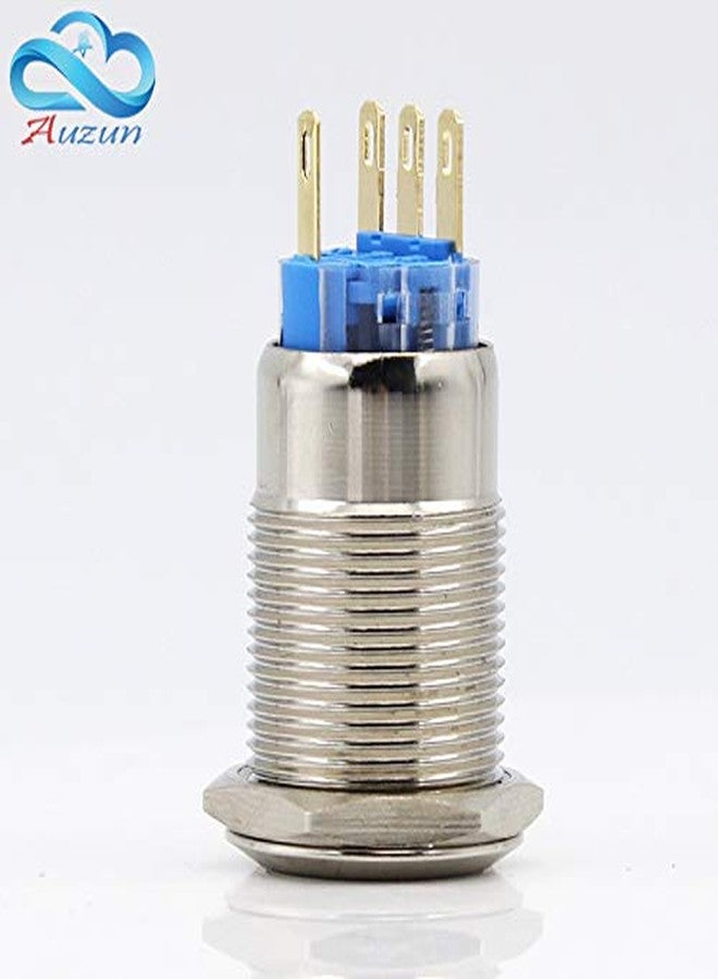 YAMING 16 mm Latching Type Self Locking Push Button Metal Switch (Light Symbol) - Image 3