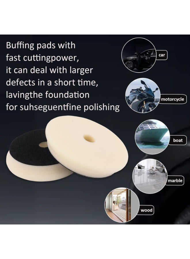Car Polishing And Waxing Buffing Pad Set for Buffer Polisher Compound Application 2 Pieces - Image 4