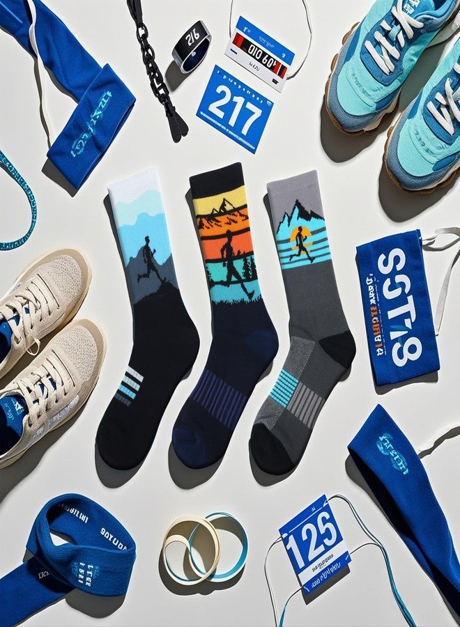 Jeasona Running Socks Men Gifts for Runners Running Gear Accessories Equipment Athletic socks Sports Gifts for Men - Image 4
