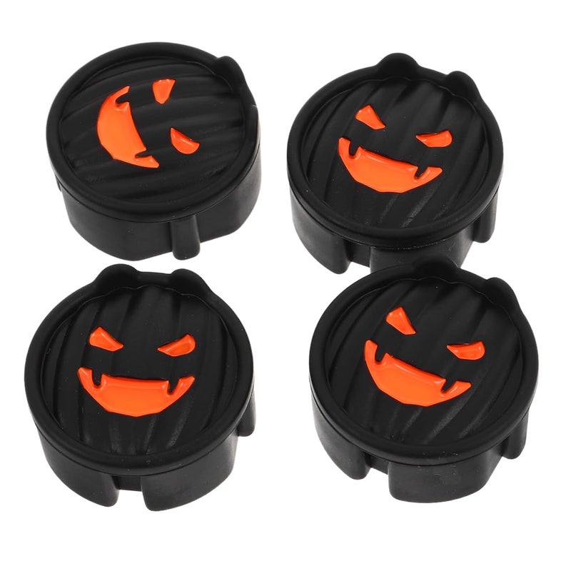 أغطية منافذ كهربائية من سيليكون تصميم اليقطين الأسود، أغطية أمان للمقابس الكهربائية، سهلة التركيب - Image 2