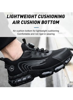VICTGOAL Steel Toe Shoes for Men Lightweight Safety Shoes Comfortable Puncture Proof Slip On Indestructible Work Shoes.  - Image 4