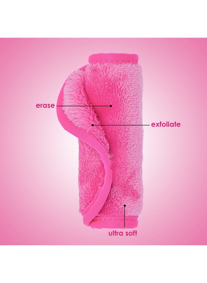 Makeup Eraser Mini Erase All Makeup With Just Water Including Waterproof Mascara Eyeliner Foundation Lipstick And More (Original Pink) - Image 3