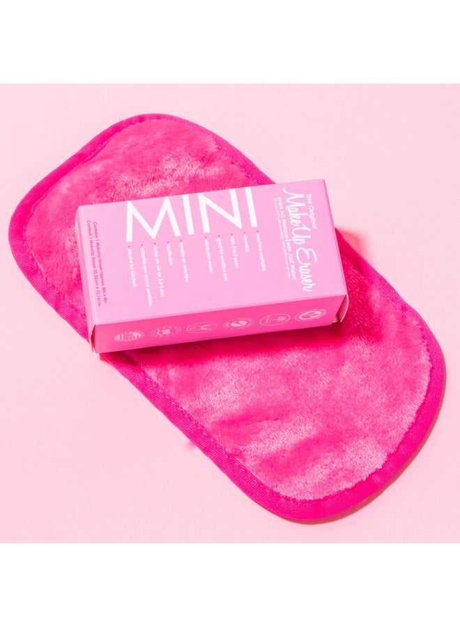 Makeup Eraser Mini Erase All Makeup With Just Water Including Waterproof Mascara Eyeliner Foundation Lipstick And More (Original Pink) - Image 2