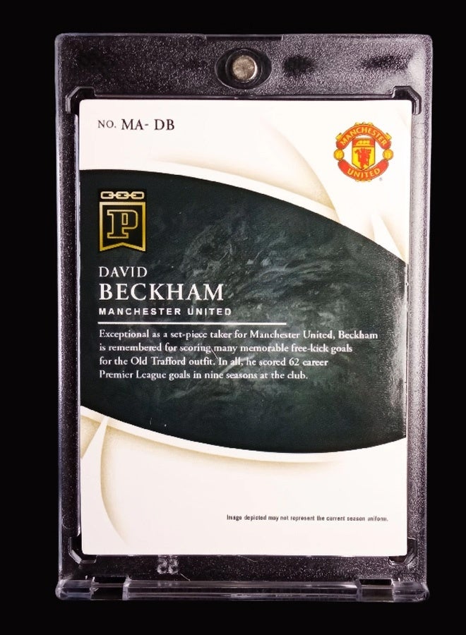 David Beckham Football Signature Trading Card Single Autographed Soccer Card Refractor Collector’s Edition Sports Memorabilia for Fans and Collectors