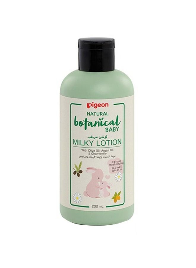 pigeon Natural Botanical Baby Milky Lotion 200ml  - Image 1