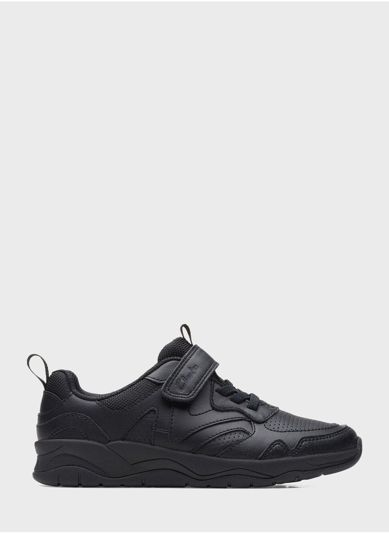 clarks - Kids Clowder Sprint Velcro Sneakers - Image 1