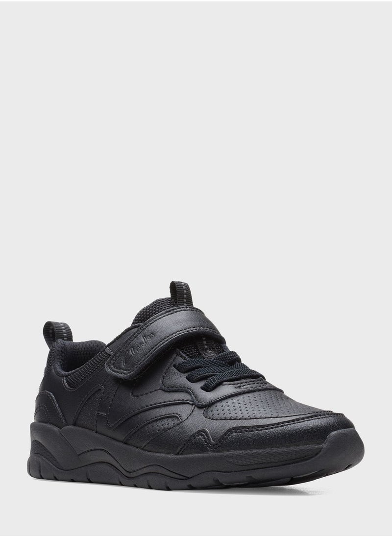clarks - Kids Clowder Sprint Velcro Sneakers - Image 1
