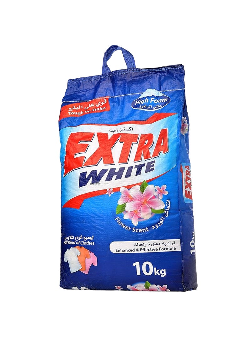 Extra White Powder Detergent Flower High Foam 10kg