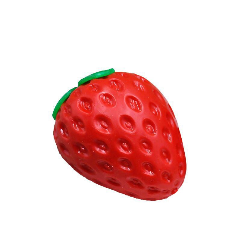 Simulated Strawberry Squishy Toy TPR Stress Relief - Image 5