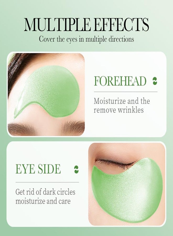 BEUKING Aloe Vera Eye Masks - 60 PCS Under Eye Patches for Puffiness & Dark Circle, Moisturizing Firming Eyes Gel Pad Patches for Bag Puffiness Daily Skincare, Gifts for Women - Image 5