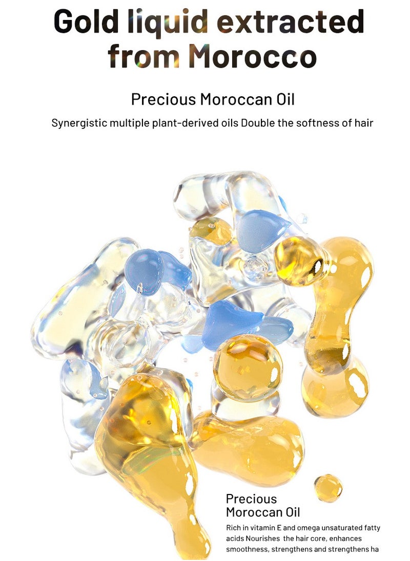 Moroccan Hair Nourishing Essential Oil Pure natural reduce hair loss  deep nourishing scalp and improve blood circulation