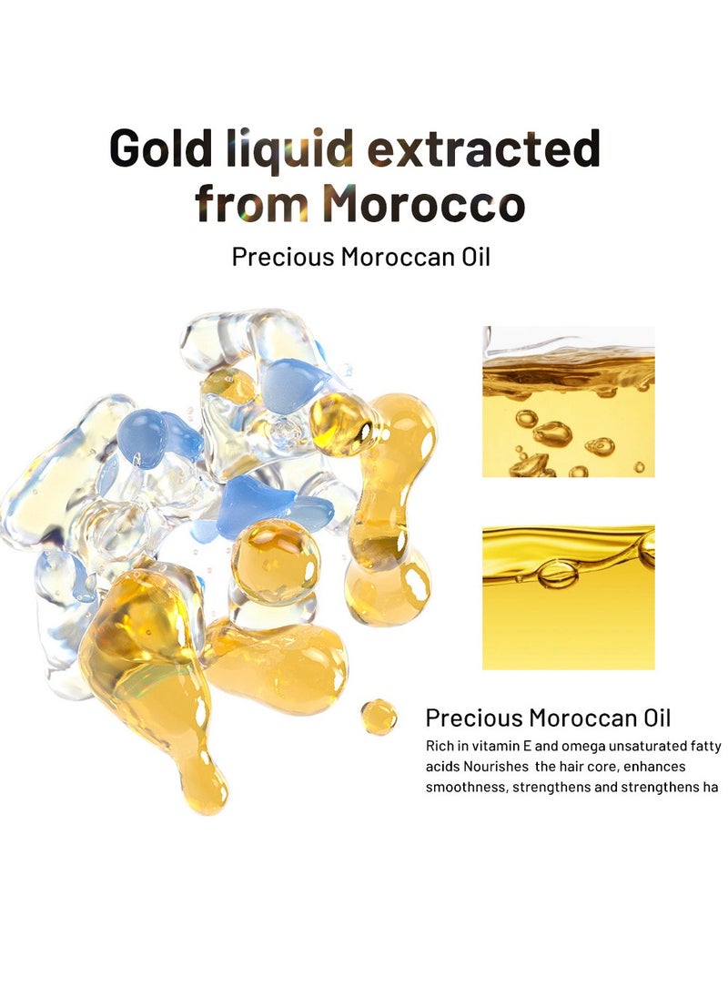 Moroccan Hair Nourishing Essential Oil Pure natural reduce hair loss  deep nourishing scalp and improve blood circulation