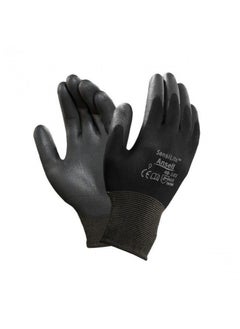 Mechanical Gloves Sensilite Nylon/Polyester Liner length 210-265mm Black Colour - Ansell 48-101/9