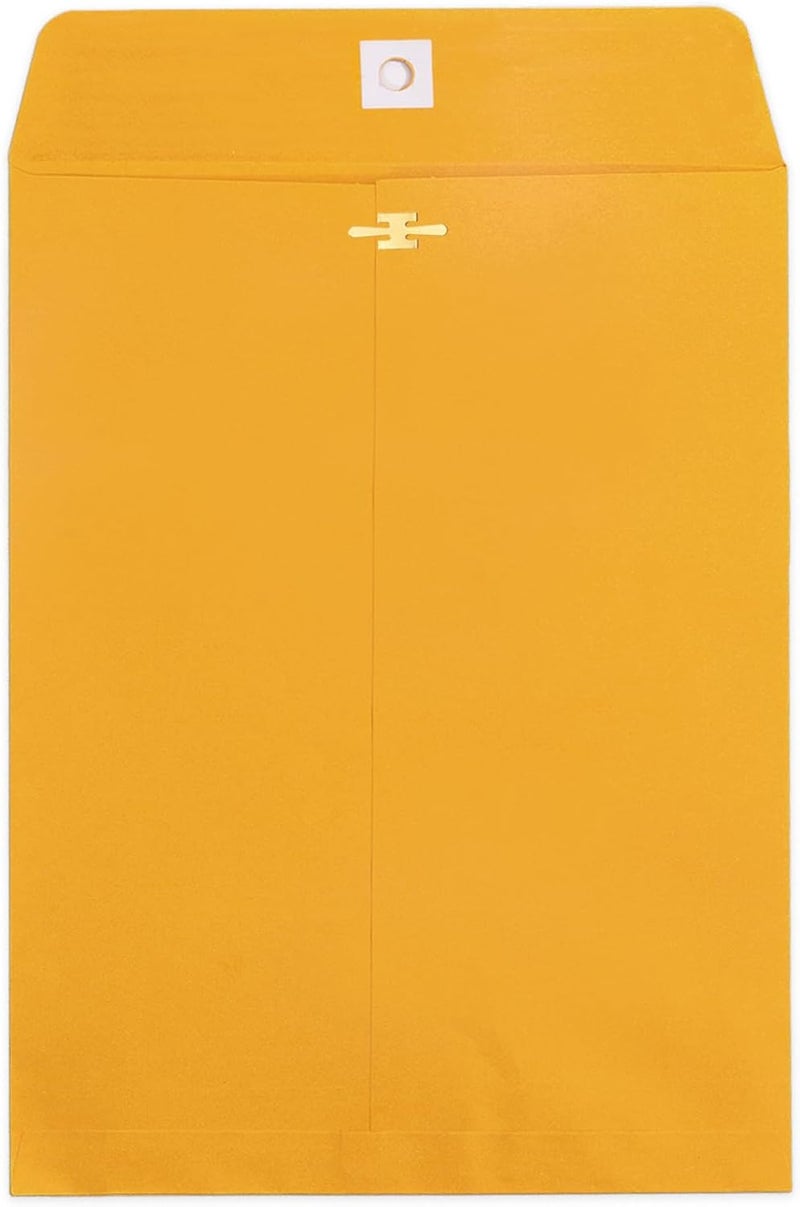 Goefun 10x13 Clasp Envelopes - 20 Pack, Durable Kraft Paper Mailing Envelopes with Gummed Seal - Image 1