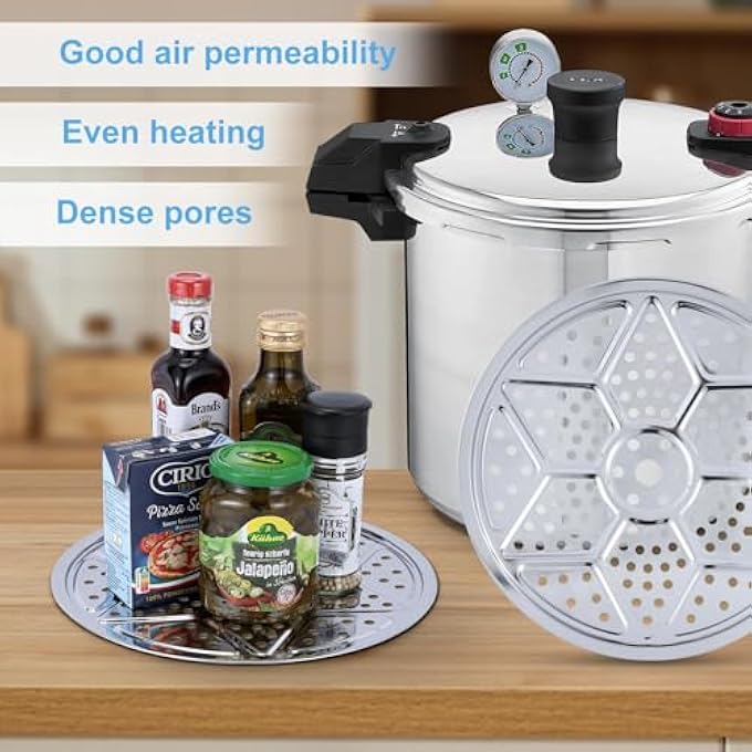 NALACAL رفوف تعليب الضغط 11 بوصة رفوف تعليب طنجرة الضغط رف تعليب ممتاز لمعلبات الضغط رف تعليب الضغط من الفولاذ المقاوم للصدأ متوافق مع بريستو أول أمريكان والمزيد قطعتين - Image 5