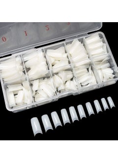 500PCS Half Cover False Nails Tips  Acrylic Nail Tips krofaue 10 Sizes Lady French Style Acrylic Artificial Tip Manicure with Box for Nail Tips Art Salons and Home DIY - pzsku/Z95F274B7D7D7A7DE9583Z/45/_/1741001419/feb86578-e83c-400e-8f7a-a20f835d12bf