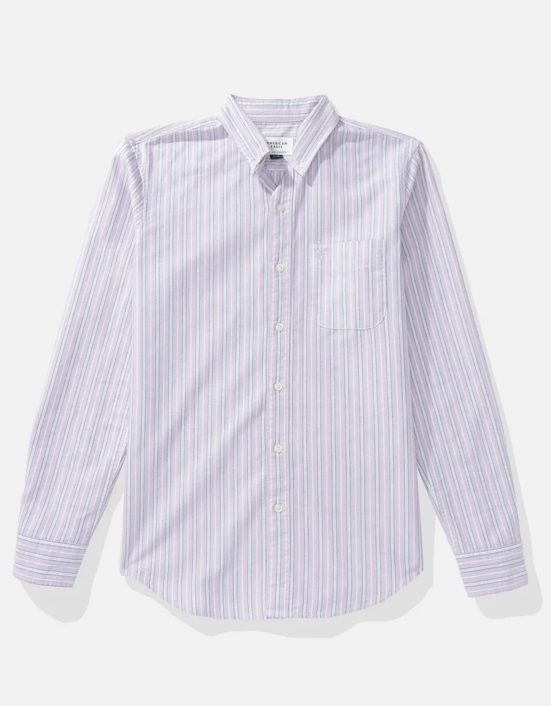 American Eagle AE Slim Fit Everyday Oxford Button-Up Shirt
