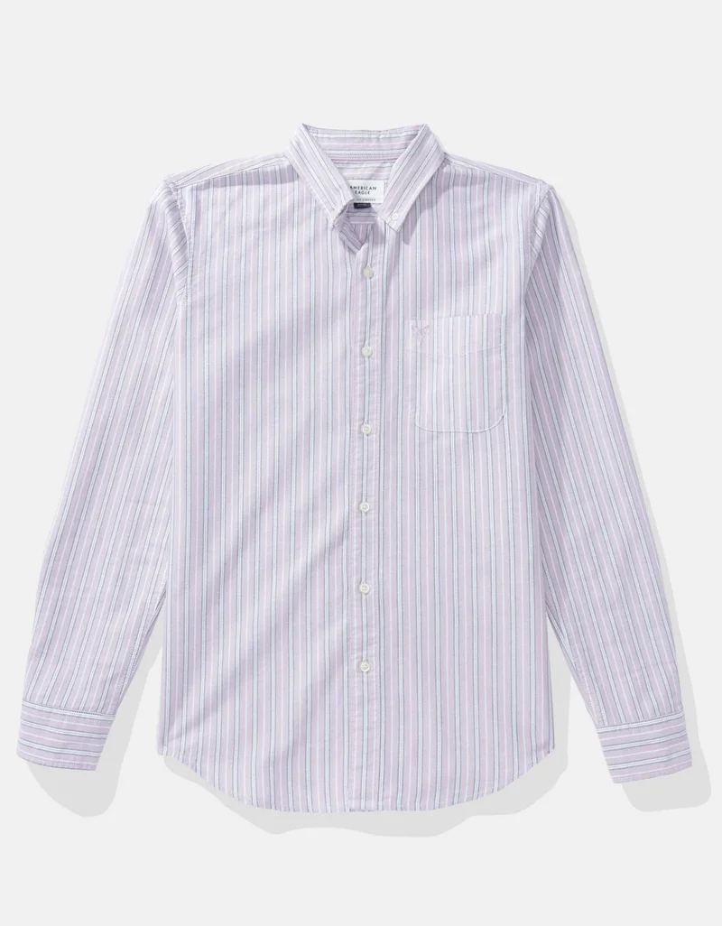 American Eagle AE Slim Fit Everyday Oxford Button-Up Shirt