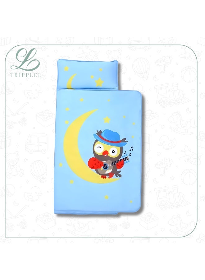 trippleL Camping Sleeping bag for kids and toddlers (Blue Owl) - Image 2